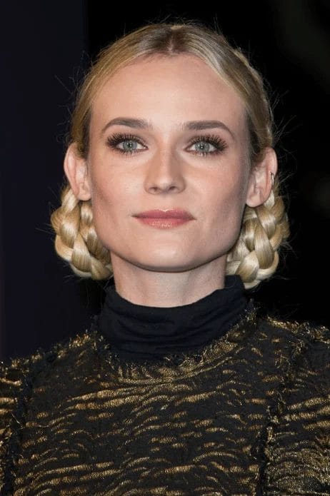 double bunned braids
