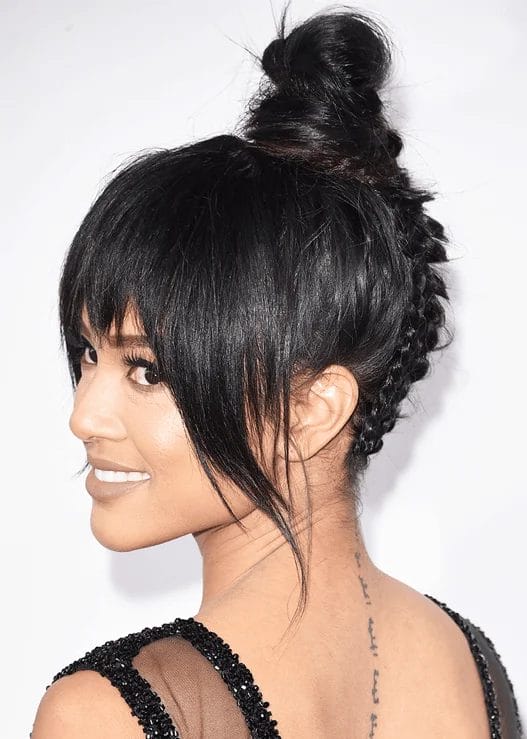 upside down braid