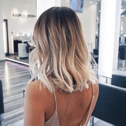 Cool toned rose platinum balayage