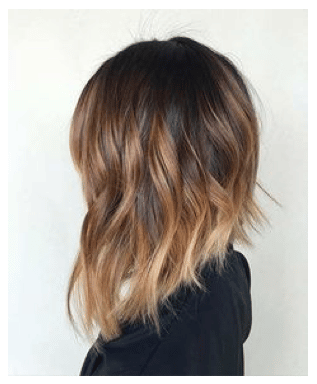 Caramel drizzle balayage
