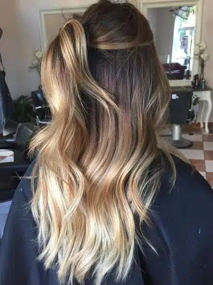 color melt balayage hair