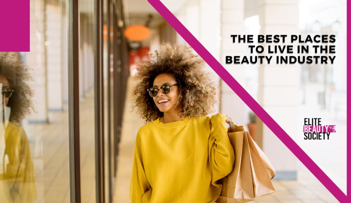 A beauty pro walks through her city, an ideal beauty pro location.