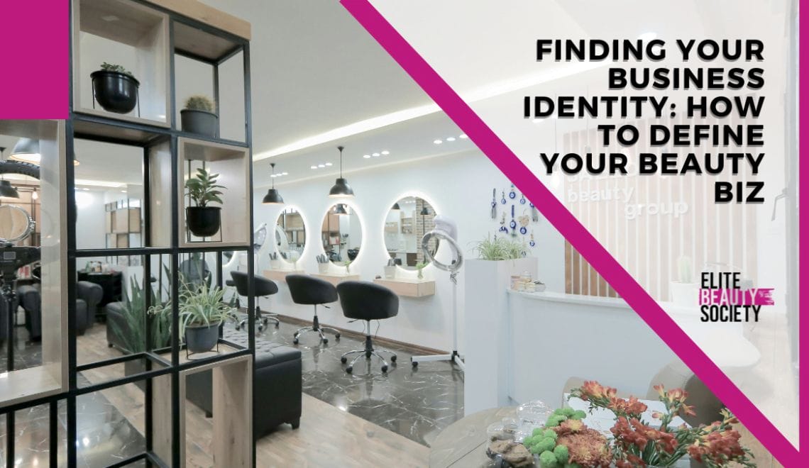 A salon starts decorating with shades of white and trendy accessories to find its business identity.
