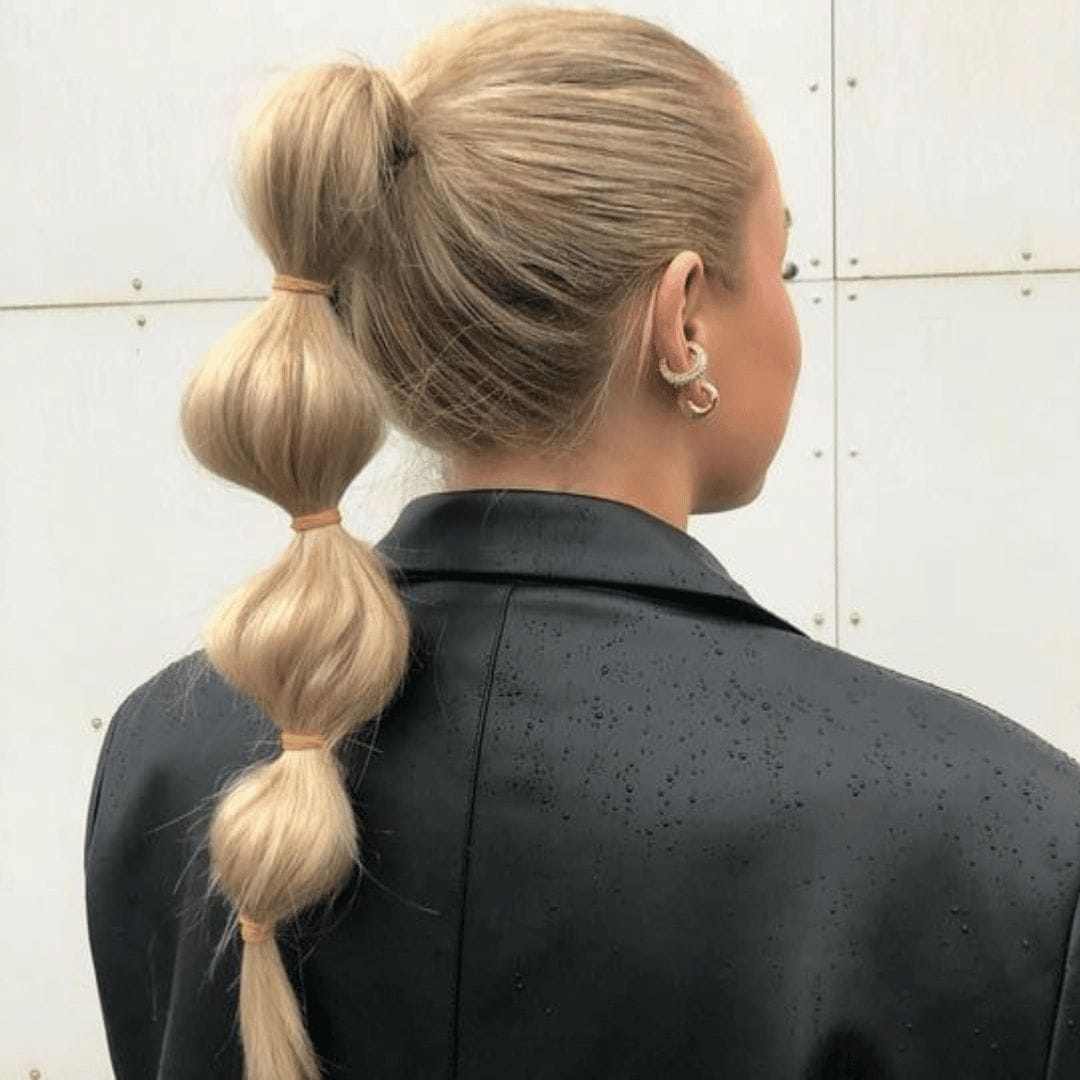 bubble ponytail