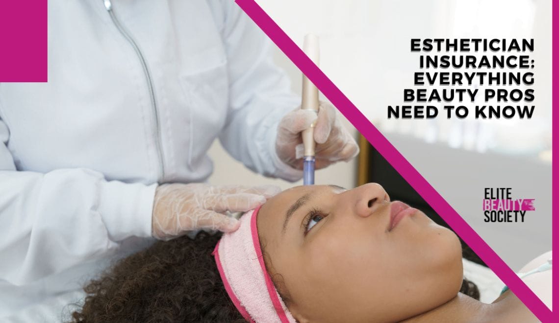 A client allows her esthetician to cleans her skin during an appointment.