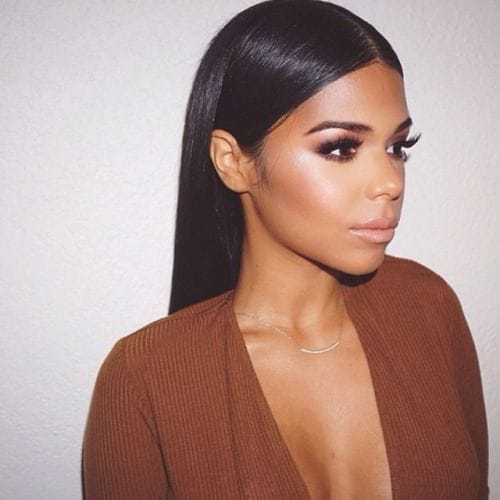 sleek hair