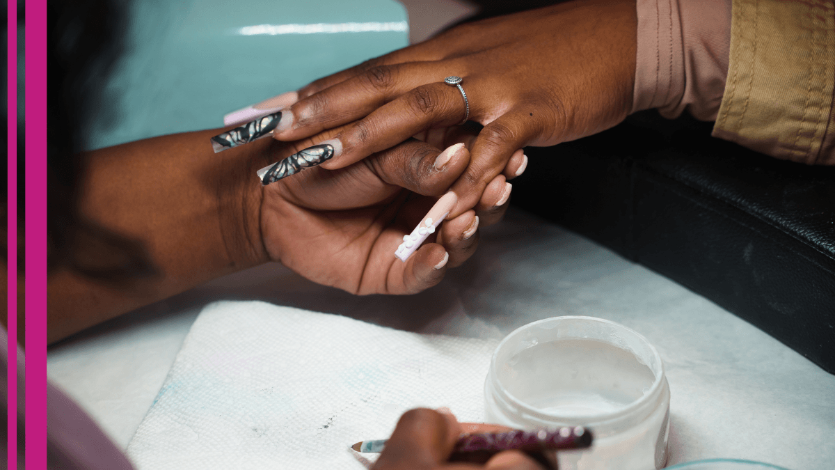 A nail tech adds in her new nail technician tips to expand her business.