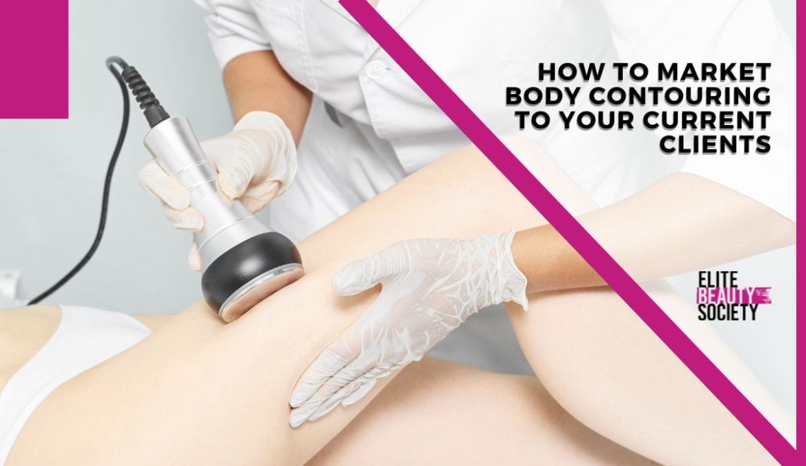 A body contouring pro gives her clients a body contouring session.