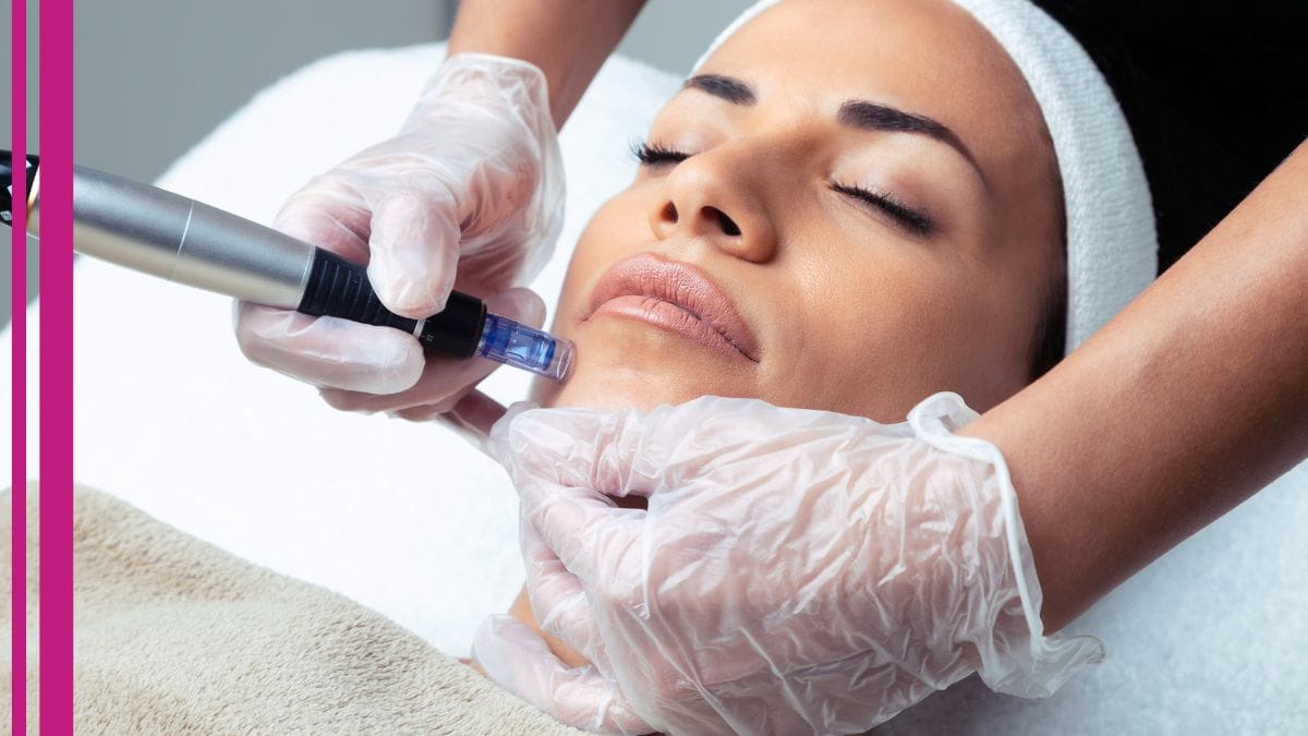 A client sits back and lets her esthetician microneedle her face without hesitation because she knows her pro has esthetician insurance.
