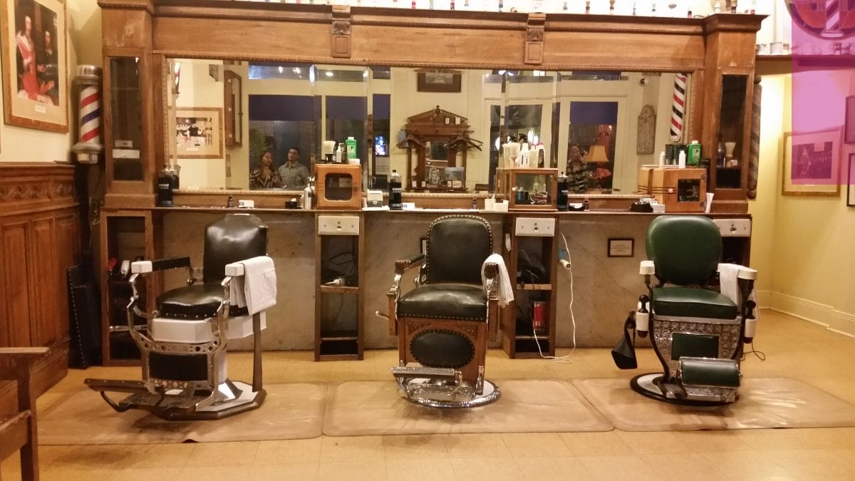 A barber's shop sits empty after an incident where a barber didn't have barber liability insurance.