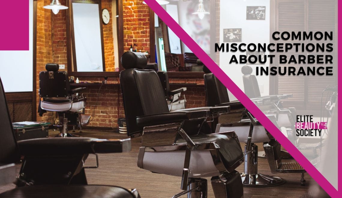 A lone chair sits in a barbershop as the owner figures out his barber insurance policy.