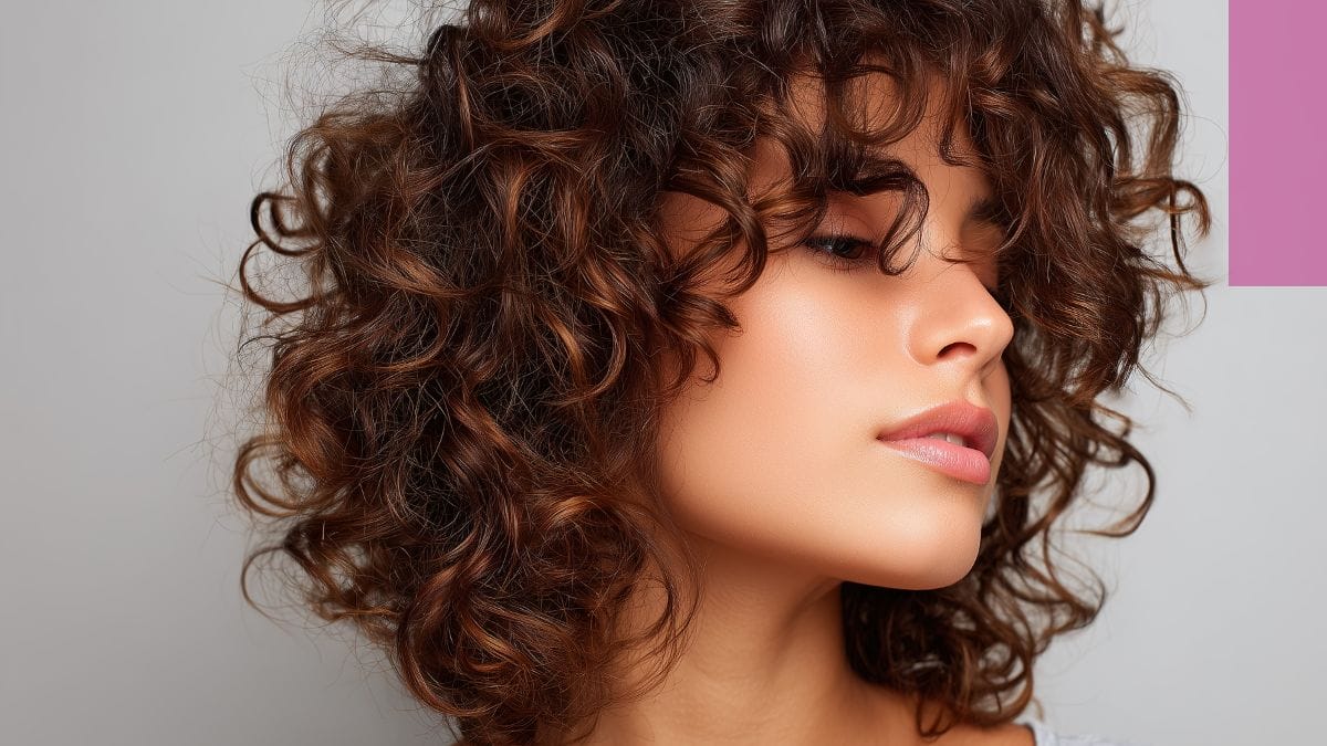 A client asked "what is hair botox" and got her answer, now she's showing off her curly locks.