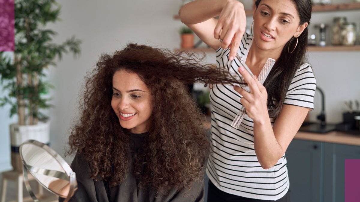 A client gets a haircut based on what is the science of hair cutting angles, logic, and methods.